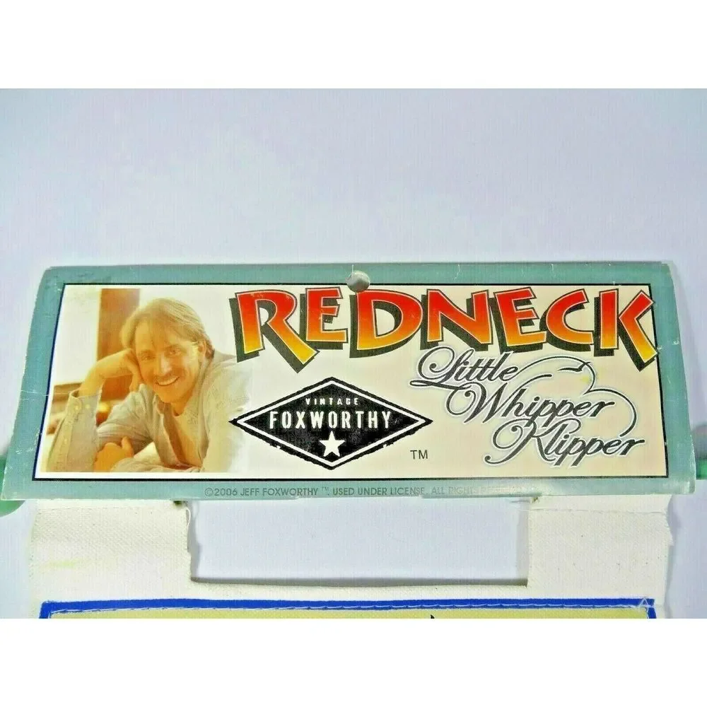 Jeff Foxworthy Little Whipper Klipper You Might Be a Redneck Fisherman Sign NOS
